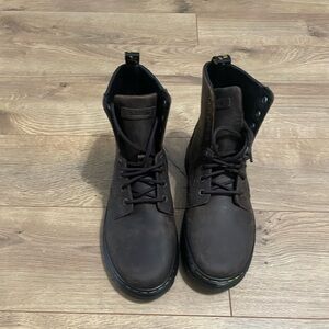 Dr. Martens Dark Brown Combat Boots